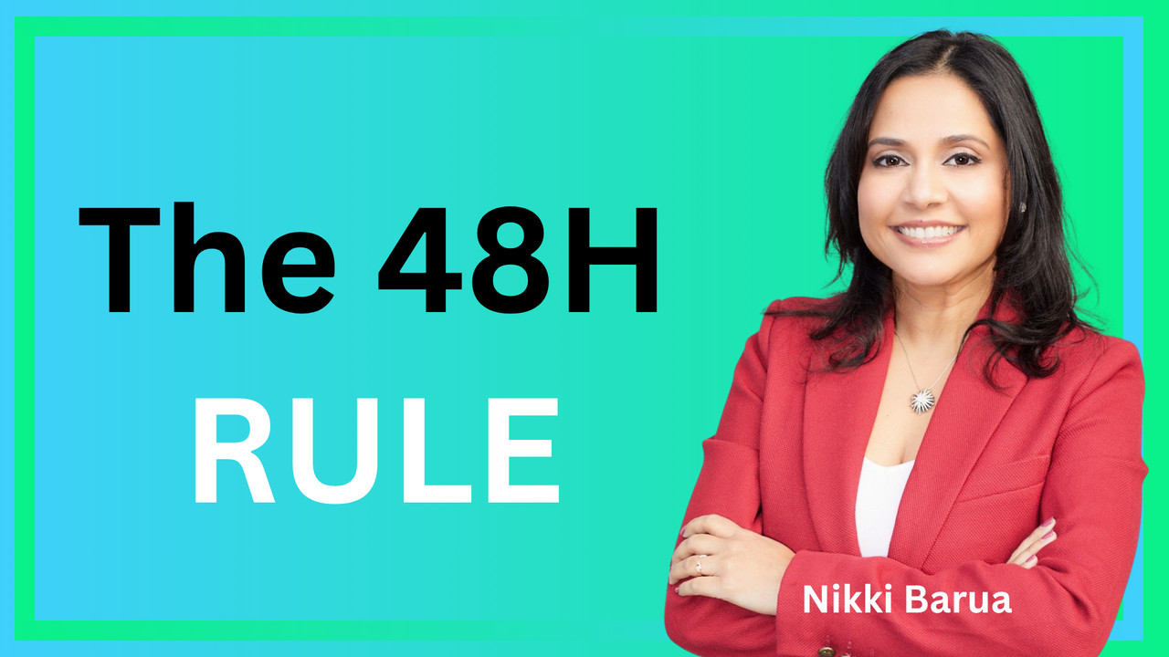 Cover art for the episode She Lost Everything… Then Built an Extraordinary Life (48 Hour Rule) | Nikki Barua