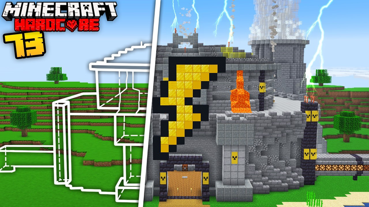 I Built a LIGHTNING FACTORY in Minecraft Hardcore - A Cookie God ...