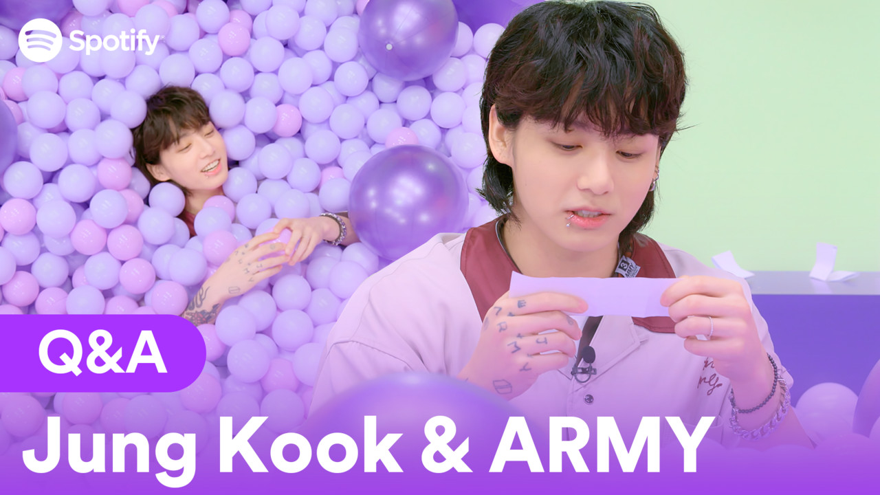 Jung Kook dives into a ball pit to answer ARMY's burning questions